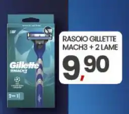 Eurospar RASOIO GILLETTE MACH3 + 2 LAME offerta