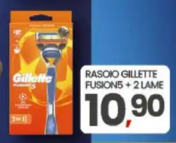 Eurospar RASOIO GILLETTE FUSION5 + 2 LAME offerta