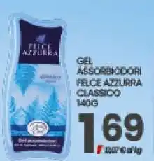Eurospar GEL ASSORBIODORI FELCE AZZURRA CLASSICO 140G offerta
