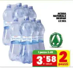 Eurospar ACQUA NATURALE DESPAR LT.1X6 offerta