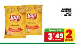 Eurospar PATATINE CLASSICHE LAY'S GR.250 offerta