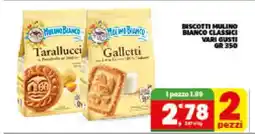 Eurospar Biscotti Mulino Bianco Classici Vari Gusti offerta
