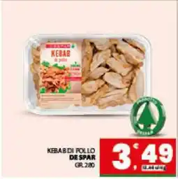 Eurospar Kebab di pollo offerta