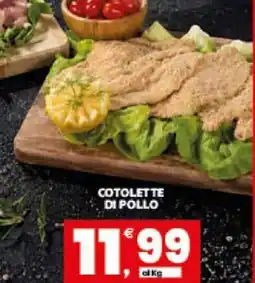 Eurospar COTOLETTE DI POLLO offerta