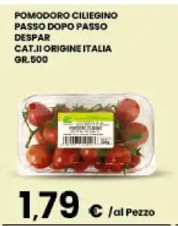 Eurospar Pomodoro ciliegino Passo dopo Passo DESPAR offerta