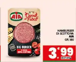 Eurospar Hamburger Di Scottona offerta
