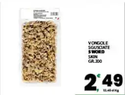 Eurospar Vongole Sgusciate offerta