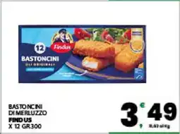 Eurospar BASTONCINI DI MERLUZZO offerta