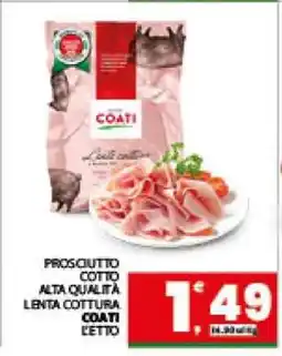 Eurospar Prosciutto cotto offerta