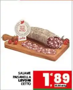 Eurospar SALAME PISANELLA LEVONI offerta