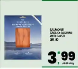 Eurospar SALMONE TAGLIO SASHIMI VARI GUSTI offerta
