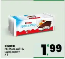 Eurospar KINDER offerta