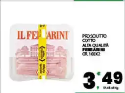 Eurospar Prosciutto cotto offerta