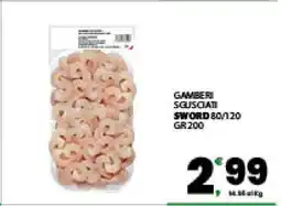 Eurospar GAMBERI SGUSCIATI offerta