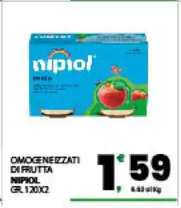 Eurospar OMOGENEIZZATI DI FRUTTA NIPIOL offerta