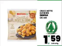Eurospar Crocchette di patate DESPAR offerta