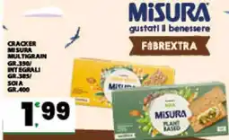 Eurospar CRACKER MISURA MULTIGRAIN offerta