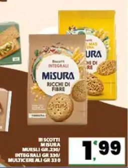 Eurospar BISCOTTI MISURA offerta