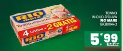 Eurospar TONNO IN OLIO D'OLIVA offerta