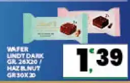 Eurospar WAFER LINDT DARK offerta