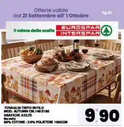 Eurospar TOVAGLIA TINTO IN FILO offerta