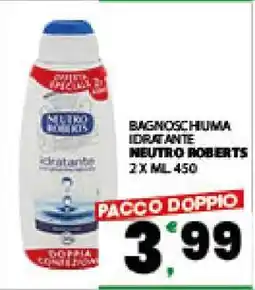 Eurospar BAGNOSCHIUMA IDRATANTE NEUTRO ROBERTS offerta