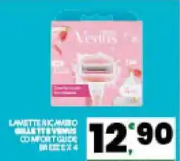 Eurospar LAMETTE RICAMBIO GILLETTE VENUS COMFORT GLIDE offerta