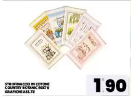 Eurospar STROFINACCIO IN COTONE COUNTRY BOTANIC 50X70 offerta