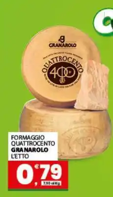 Eurospar FORMAGGIO QUATTROCENTO offerta