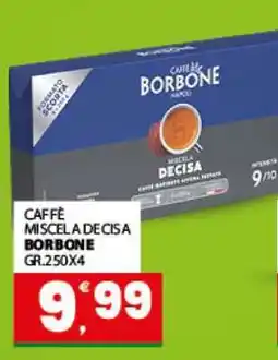 Eurospar CAFFÈ MISCELA DECISA BORBONE offerta