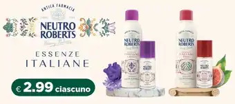 Acqua & Sapone NEUTRO ROBERTS ESSENZE ITALIANE offerta