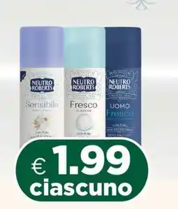 Acqua & Sapone Neutro Roberts Deodorant offerta