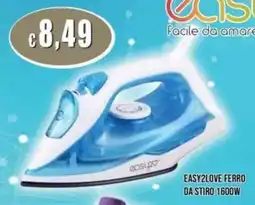 Azzurro Convenienza Easy2Love ferro da stiro 1600w offerta