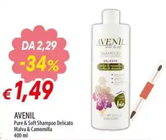 Avenil Pure & Soft Shampoo Delicato Malva & Camomilla