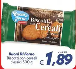 Iper Super Conveniente Buoni Di Forno Biscotti con cereali classici offerta
