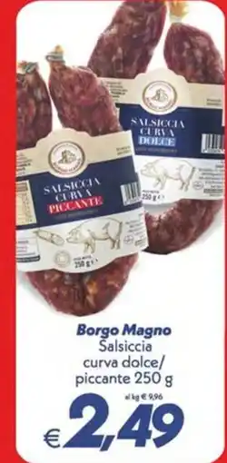 Iper Super Conveniente Borgo Magno Salsiccia curva offerta