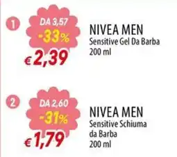 IperFamila NIVEA MEN Sensitive Gel Da Barba offerta