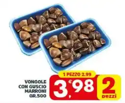 Despar Sicilia Vongole con guscio marroni offerta