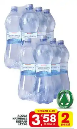 Despar Sicilia Acqua naturale Despar offerta