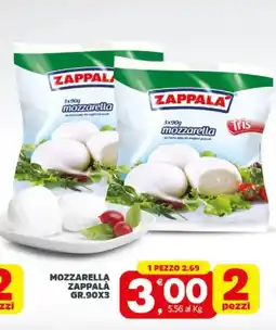 Despar Sicilia Mozzarella Zappalà offerta