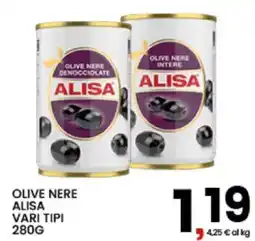 Interspar Olive nere Alisa vari tipi offerta