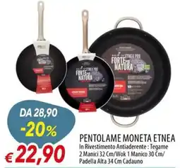 IperFamila Pentolame Moneta Etnea offerta
