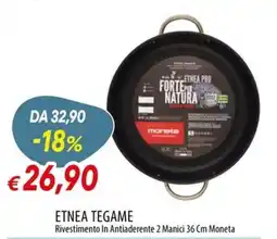 IperFamila Etnea tegame rivestimento in antiaderente 2 manici 36 cm moneta offerta