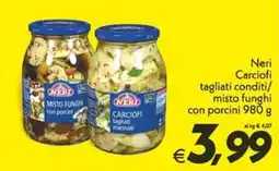 Iper Super Conveniente Neri Carciofi tagliati conditi/misto funghi con porcini offerta