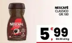 Despar Sicilia Nescafe classico offerta