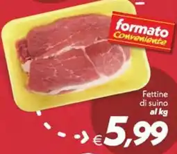 Iper Super Conveniente Fettine di suino offerta