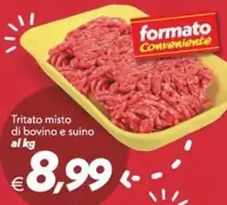 Iper Super Conveniente Tritato misto di bovino e suino offerta