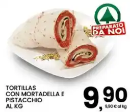 Interspar Tortillas con mortadella e pistacchio offerta