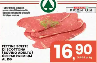 Fettine scelte di scottona (bovino adulto) Despar Premium