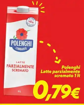 Iper Super Conveniente Polenghi Latte parzialmente scremato offerta